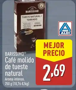 ALDI BARISSIMO Café molido de tueste natural oferta