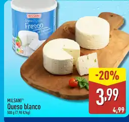 ALDI MILSANI Queso blanco oferta