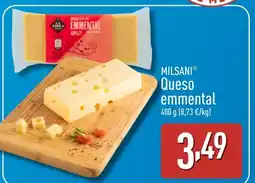 ALDI MILSANI Queso emmental oferta