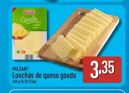 ALDI MILSANI Lonchas de queso gouda oferta