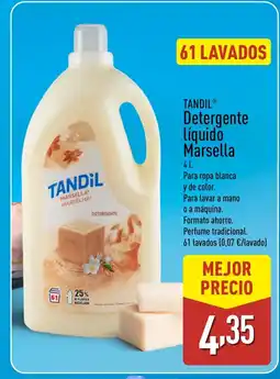 ALDI TANDIL Detergente Líquido Marsella oferta