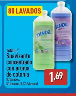 ALDI TANDIL Suavizante concentrado con aroma oferta