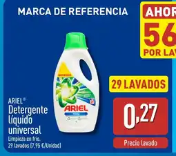 ALDI ARIEL Detergente Líquido universal oferta