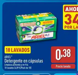 ALDI ARIEL Detergente en cápsulas oferta