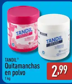 ALDI TANDIL Quitamanchas en polvo oferta