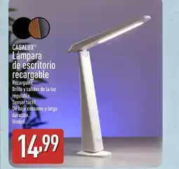 ALDI CASALUX Lámpara de escritorio recargable oferta
