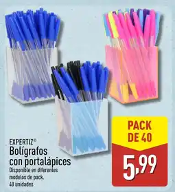 ALDI EXPERTIZ Bolígrafos con portalápices oferta