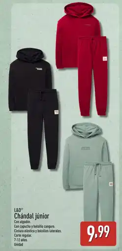 ALDI L&D Chándal júnior oferta