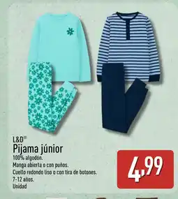 ALDI L&D Pijama júnior oferta
