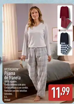 ALDI UP2FASHION Pijama de franela oferta