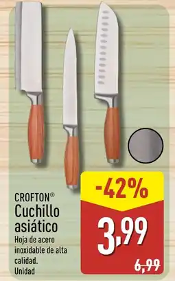 ALDI CROFTON Cuchillo asiático oferta