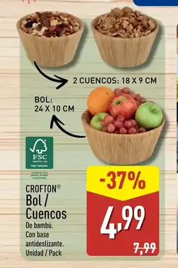 ALDI CROFTON Bol/ Cuencos oferta