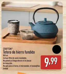 ALDI CROFTON Tetera de hierro fundido oferta