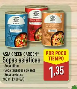 ALDI ASIA GREEN GARDEN Sopas asiáticas oferta