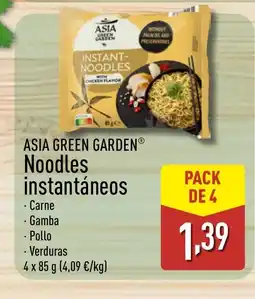ALDI ASIA GREEN GARDEN Noodles instantáneos oferta