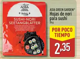 ALDI ASIA GREEN GARDEN Hojas de nori para sushi oferta