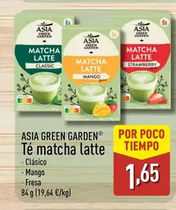 ALDI ASIA GREEN GARDEN Té matcha latte oferta