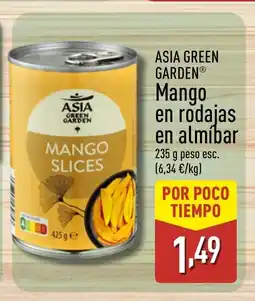 ALDI ASIA GREEN GARDEN Mango en rodajas en almíbar oferta
