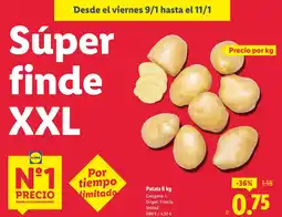 Lidl Patata oferta