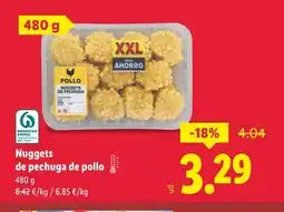 Lidl Nuggets de pechuga de pollo oferta