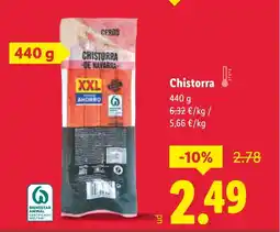 Lidl Chistorra oferta