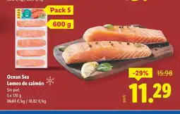Lidl OCEAN SEA Lomos de salmón oferta