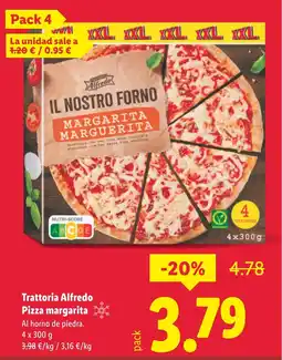 Lidl TRATTORIA ALFREDO Pizza margarita oferta
