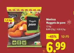 Lidl MONISSA Nuggets de pavo oferta