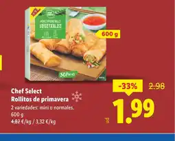 Lidl CHEF SELECT Rollitos de primavera oferta
