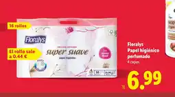 Lidl FLORALYS Papel higiénico perfumado oferta