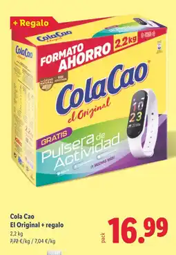 Lidl COLA CAO El Original + regalo oferta