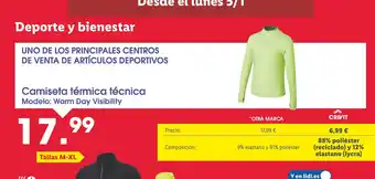 Camiseta térmica técnica