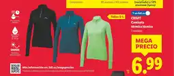 Lidl CRIVIT Camiseta térmica técnica oferta