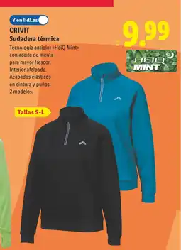 Lidl CRIVIT Sudadera térmica oferta
