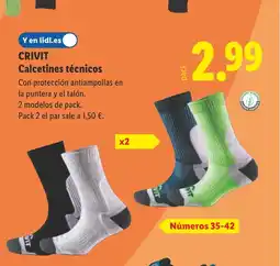 Lidl CRIVIT Calcetines técnicos oferta