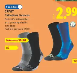 Lidl CRIVIT Calcetines técnicos oferta
