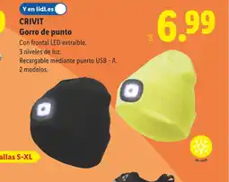 Lidl CRIVIT Gorro de punto oferta