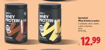Lidl SPORTYFEEL Whey Protein en polvo oferta