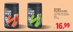 Lidl SPORTYFEEL Clear Whey en polvo oferta