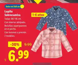 Lidl LUPILU Sobrecamisa oferta