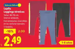 Lidl LUPILU Leggings térmicos oferta