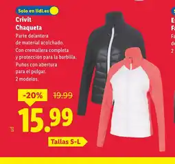 Lidl CRIVIT Chaqueta oferta
