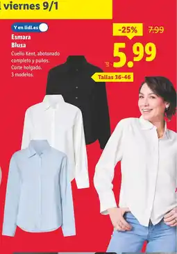 Lidl ESMARA BLusa oferta