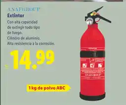 Lidl Extintor oferta