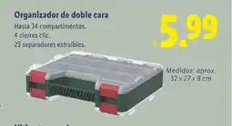 Lidl Organizador de doble cara oferta