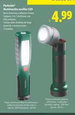 Lidl PARKSIDE Iluminación auxiliar LED oferta