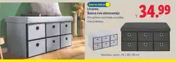 Lidl LIVARNO Banco con almacenaje oferta