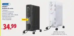 Lidl TRONIC Radiador de aceite oferta