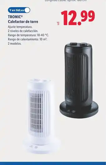 TRONIC Calefactor de torre