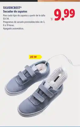 Lidl SILVERCREST Secador de zapatos oferta